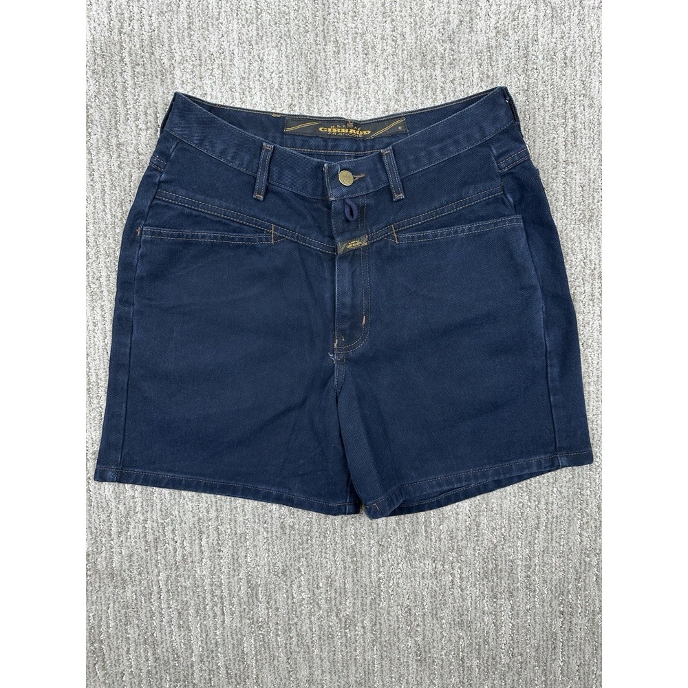 Marithe Francois Girbaud Shorts Womens 9/10 Blue Denim Cuffed Vintage 90's Y2K